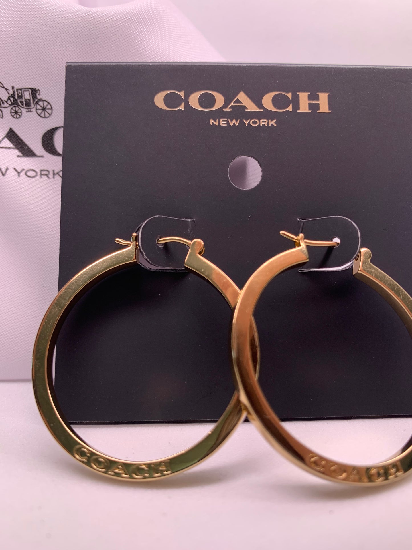 COACH CC Aretes Gold